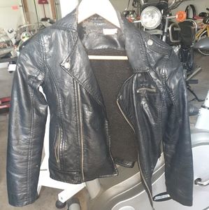 Faux leather jacket